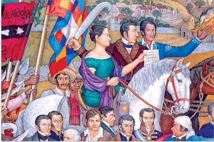 Leona Vicario: Independence fighter and the first journalist in Mexico.