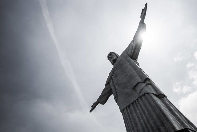 The statue of Christ the Redeemer, Rio de Janeiro, Brazil.