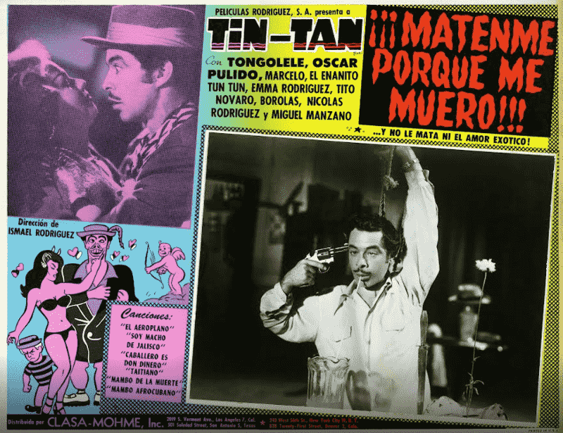 Advertising photomontage for the film starring Tin Tan (1951)