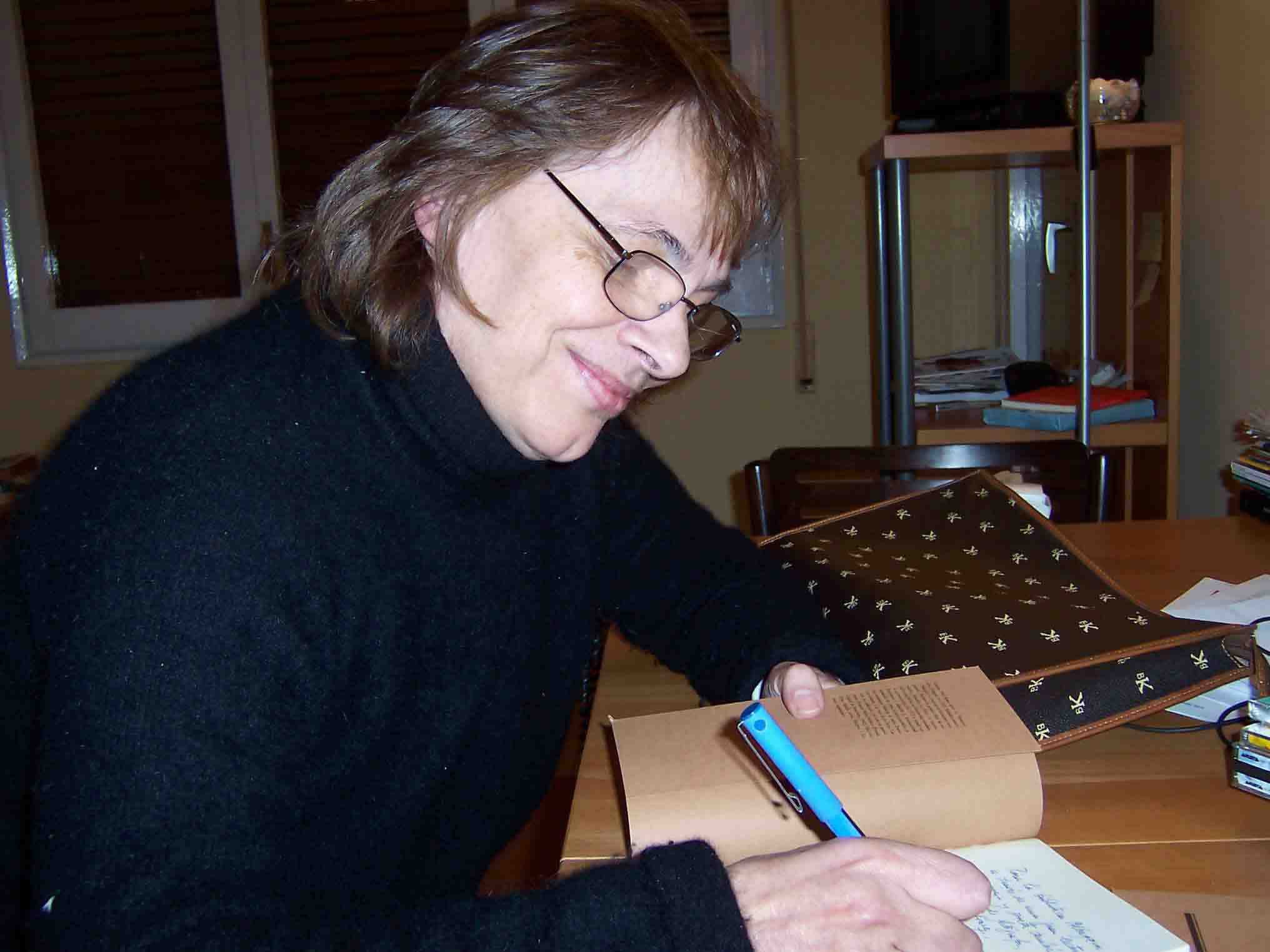 The Uruguayan writer Cristina Peri Rossi.
