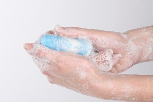 Handwashing with soap. Photo: CIAD