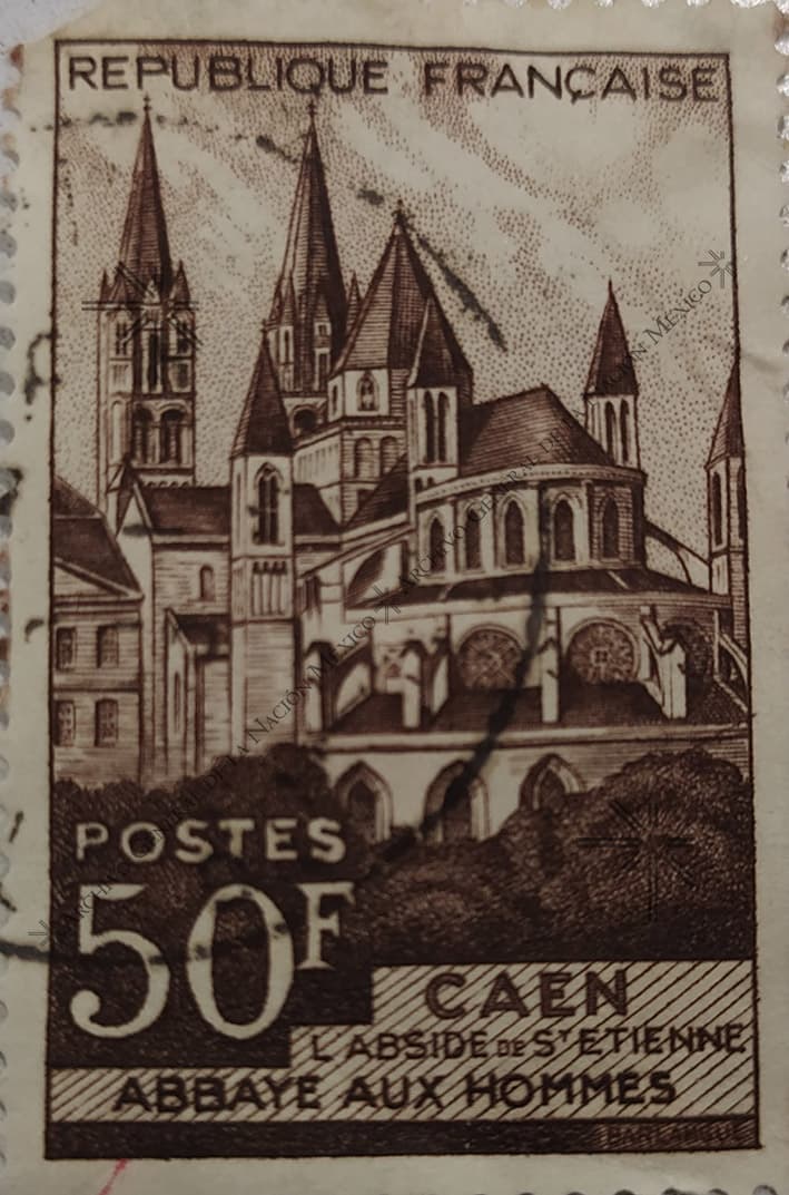 A stamp from France.
