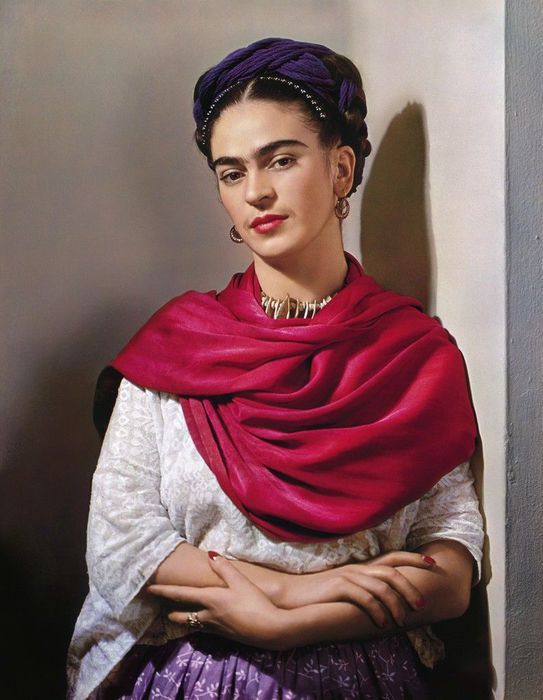 Frida con Magenta Rebozo, 1939