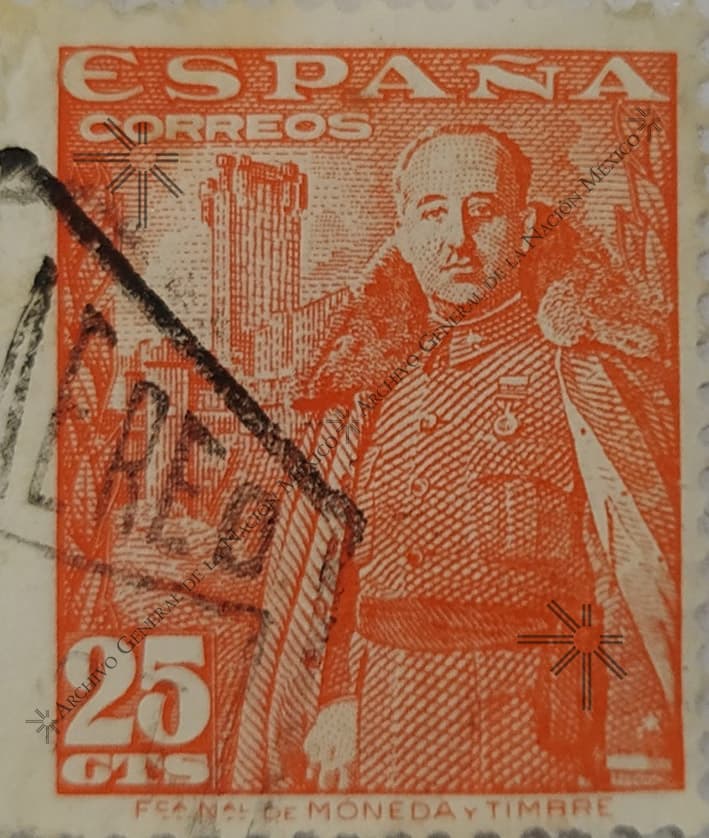 A stamp from Spain.
