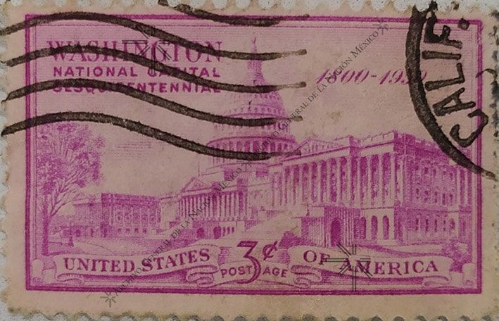 Washington stamp.
