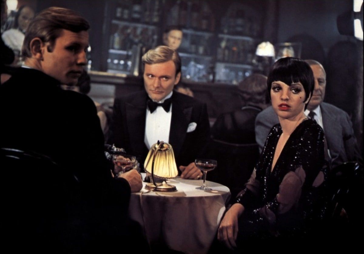 Scene from the movie "Cabaret" with Liza Minelli.