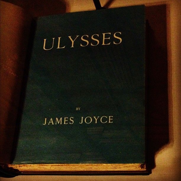 The 1st edition of James Joyce's novel Ulysses at Farmleigh House.