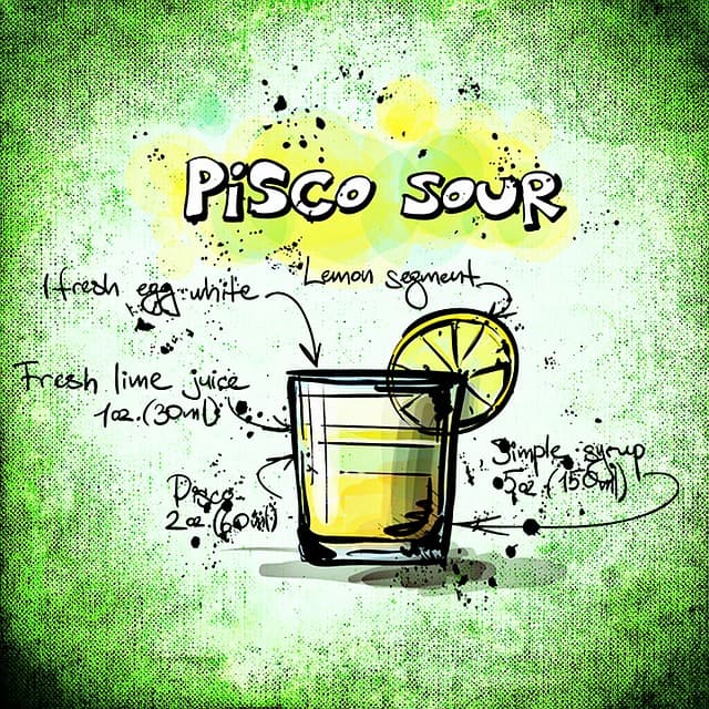 Pisco sour cocktail recipe