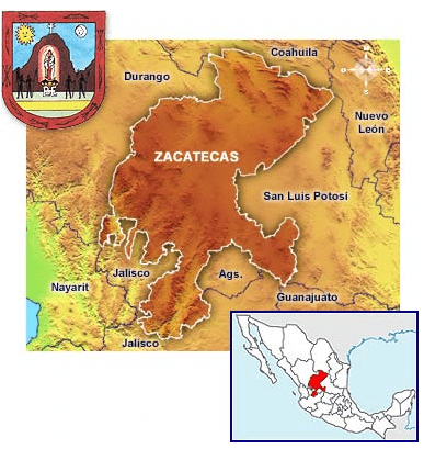 The state of Zacatecas