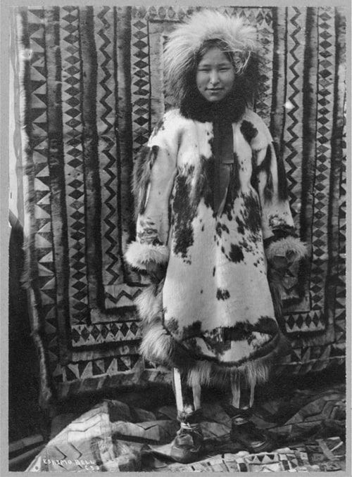 Indigenous girl in Alaska.