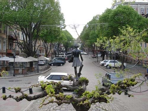 Ribas Avenue in Odesa