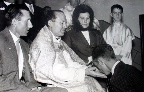 Segundo Llorente on his visit to Spain in 1964.