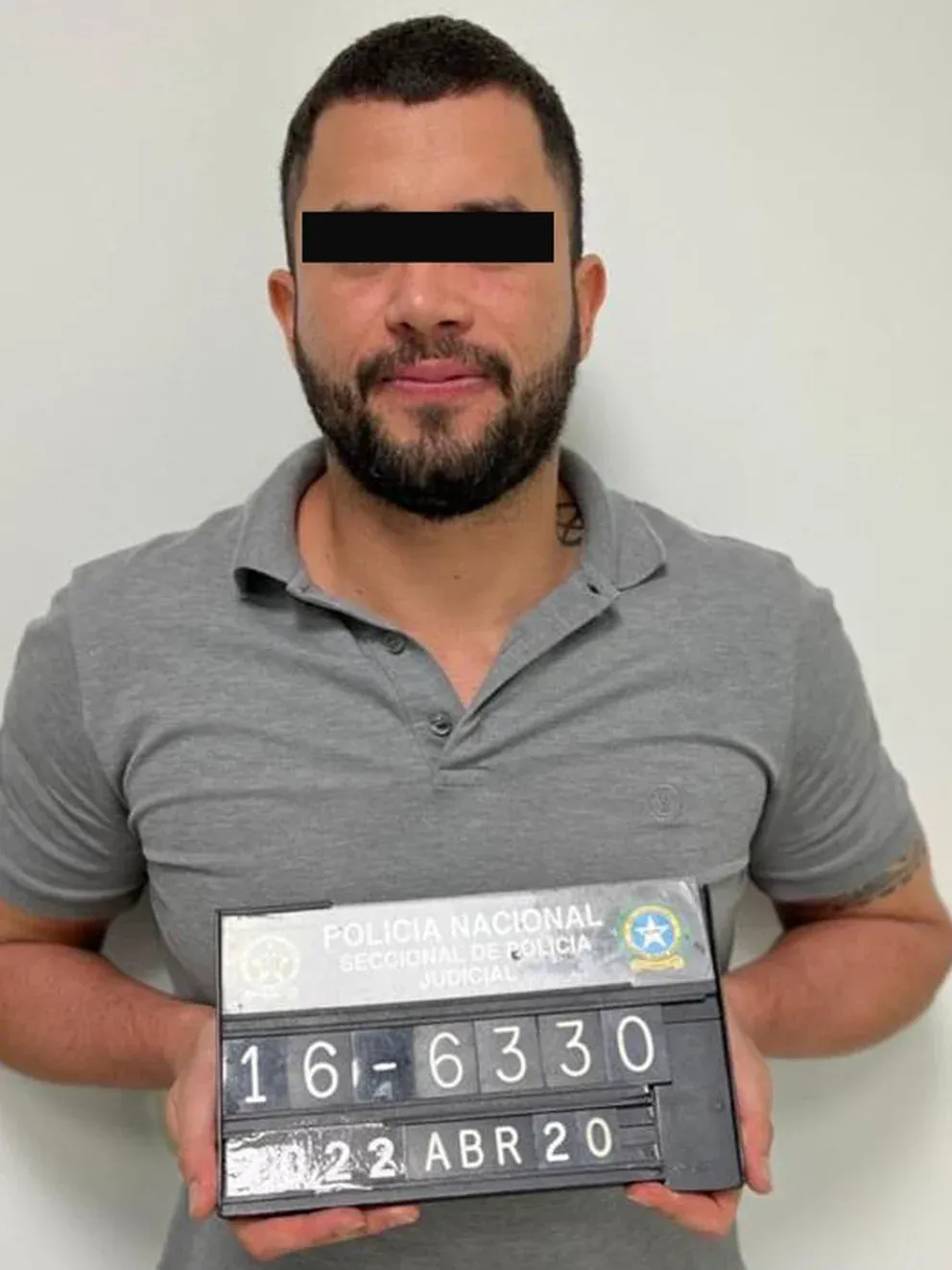 Arrested Edward Giraldo, alias "Boliqueso" in Mexico City