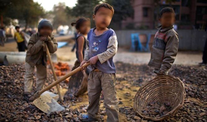 Children are being enslaved in degrading and dangerous jobs.