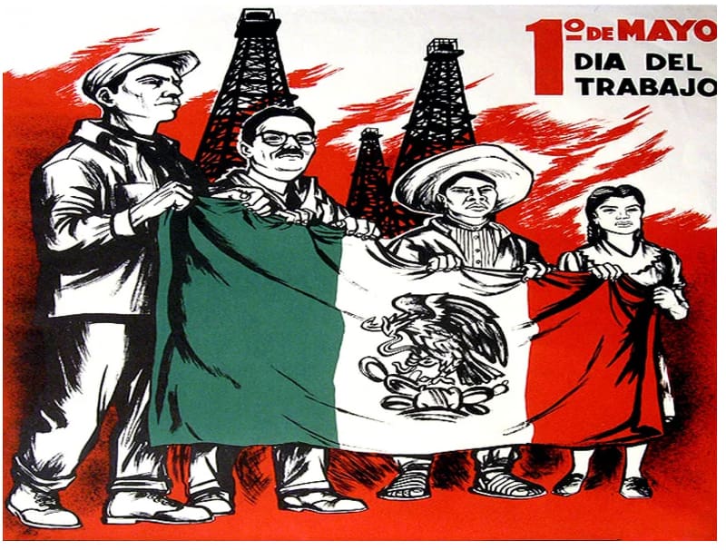 Celebration of May 1st, Labor Day in Mexico.