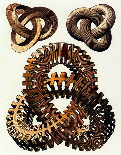 M.C. Escher, Knots. 1965.