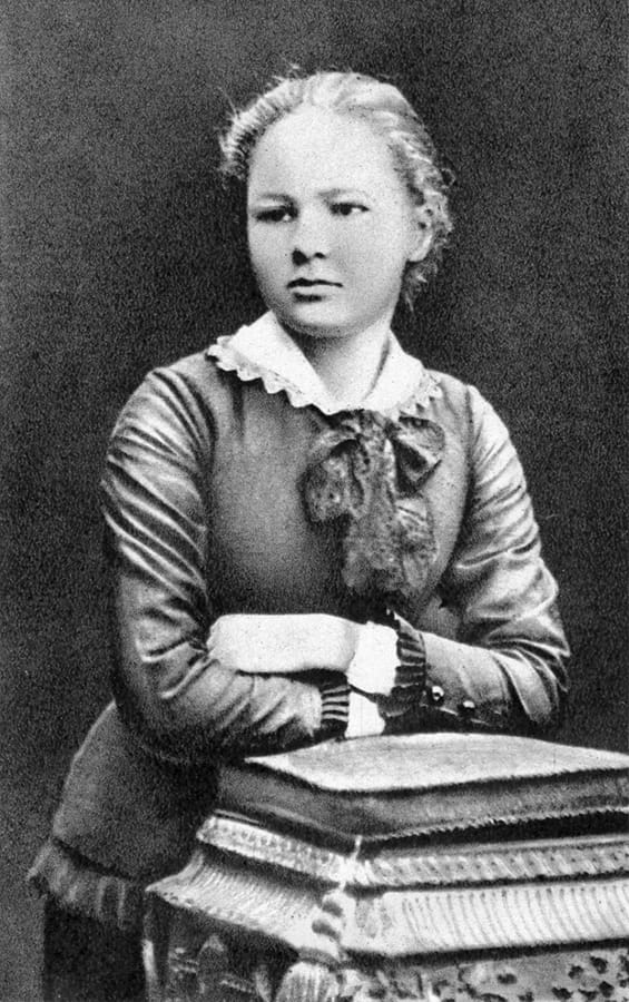 Marie Curie at the age of 16.