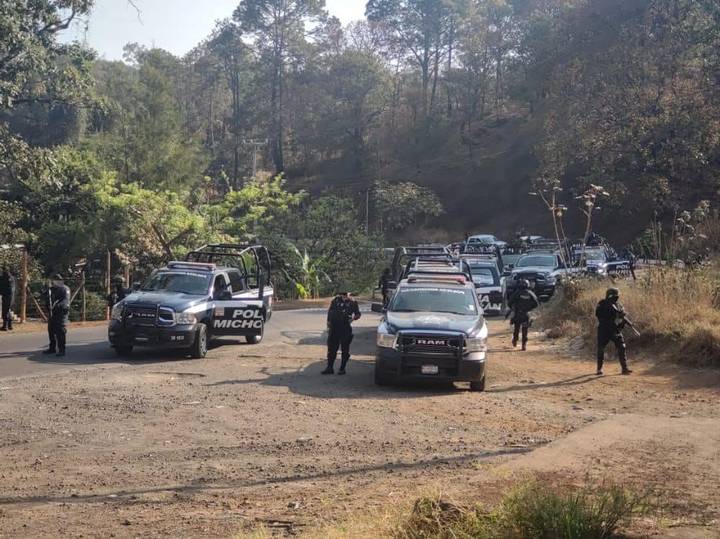 SSP Uruapan operation. Photo: Michoacan Police