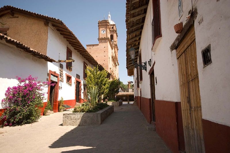 Street view in Tapalpa, Jalisco.