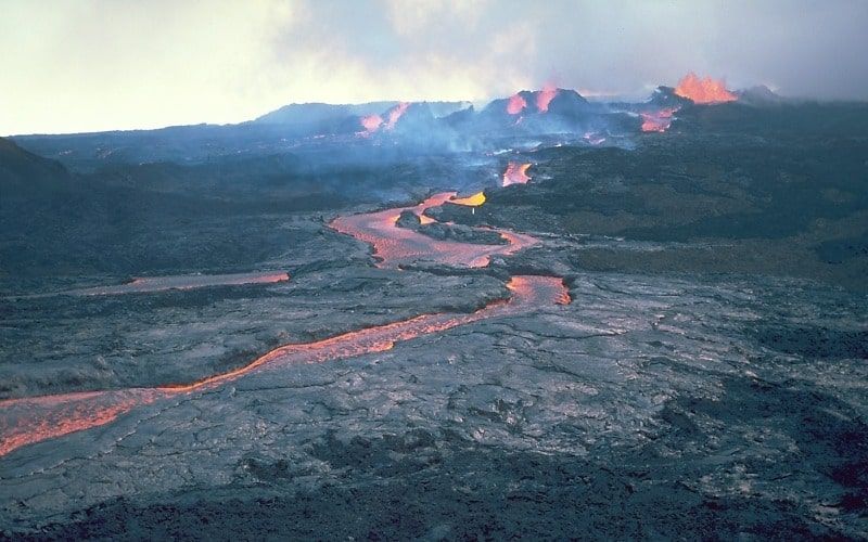 Effusive eruption (Hawaii).