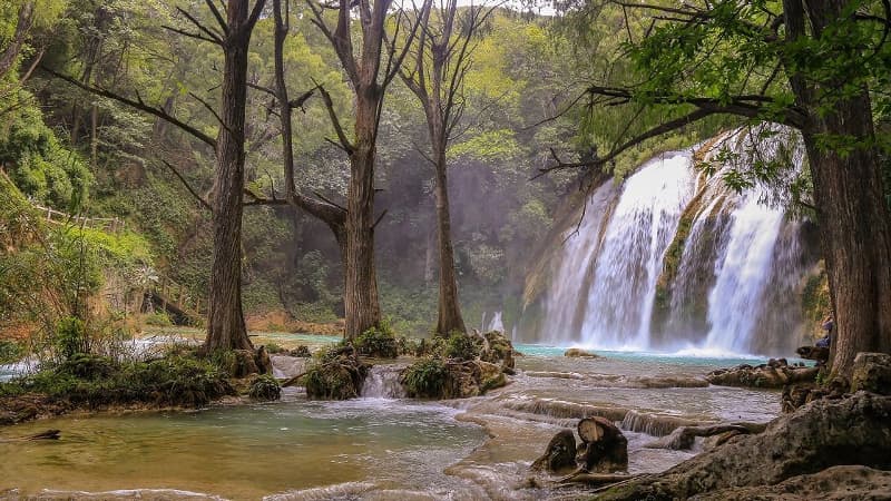 El Chiflón Waterfall, Chiapas