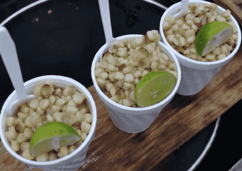 Traditional Esquites in Mexico