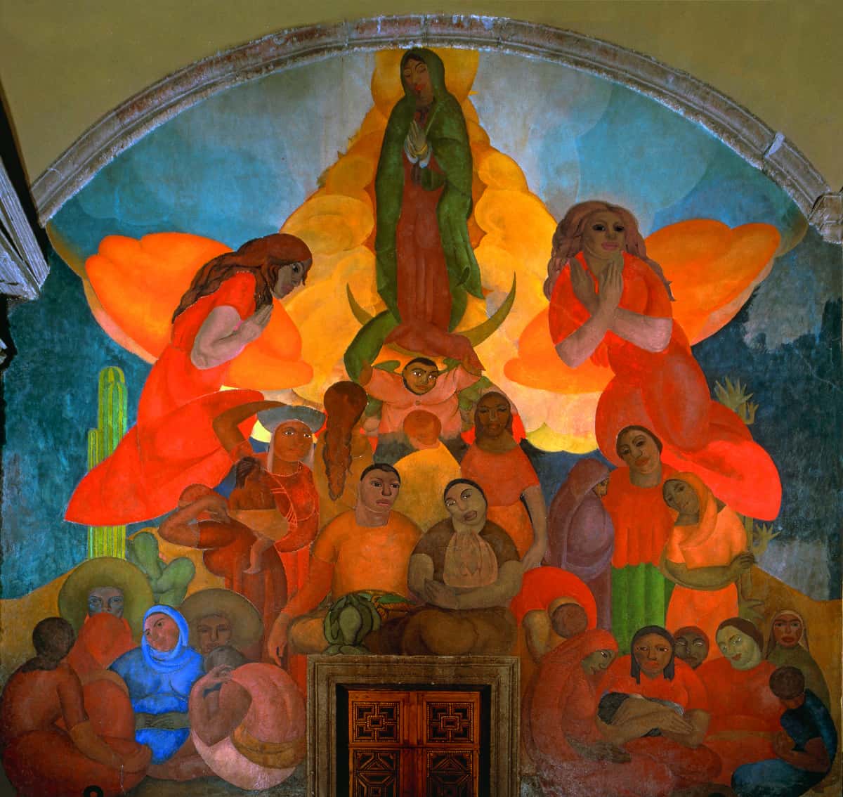 Mural Allegory of the Virgin of Guadalupe by Fermín Revueltas