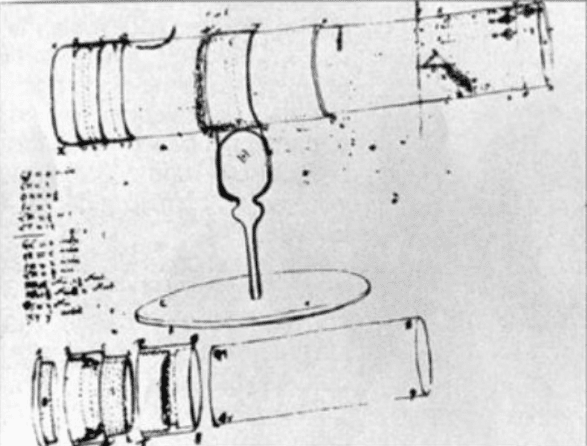 Design of a telescope made in 1668 by Newton.