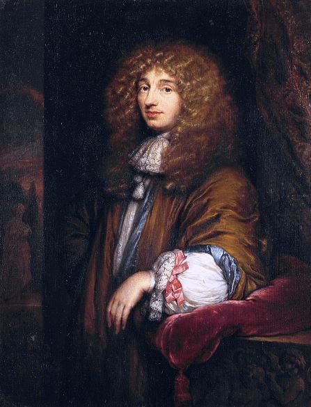 Portrait of Christiaan Huygens.