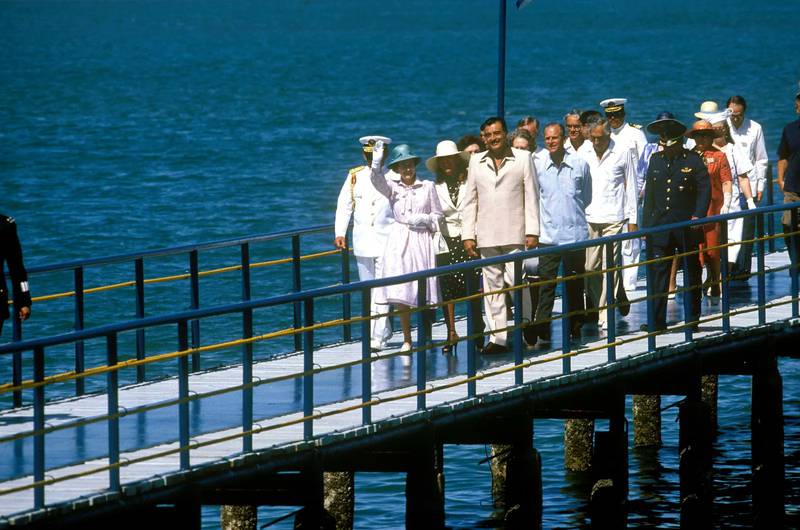 The beaches of Acapulco still carry memories of the day Queen Elizabeth II visited.