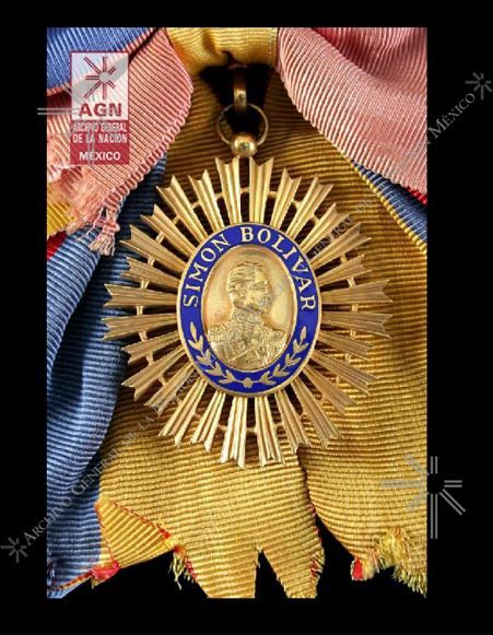 Detail of the medal of the Order of the Liberator