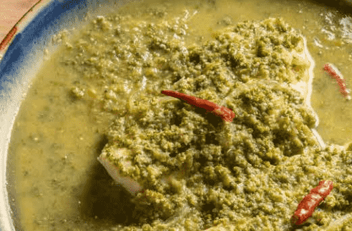 A Recipe for Fish Fillets in Huauzontle Sauce