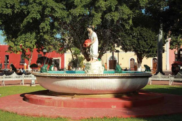 Fountain of La Mestiza in Valladolid