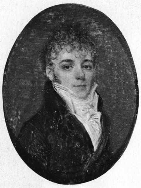 Portrait of Simon Bolivar (Anonymous, 1804-1806)
