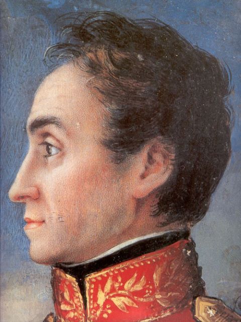 Portrait of Simon Bolivar (Anonymous, 1832)