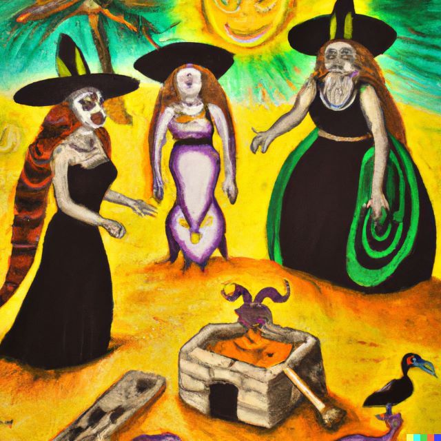 The legendary evil witches of Cancun, are always ready for their next adventure and a good cackle.