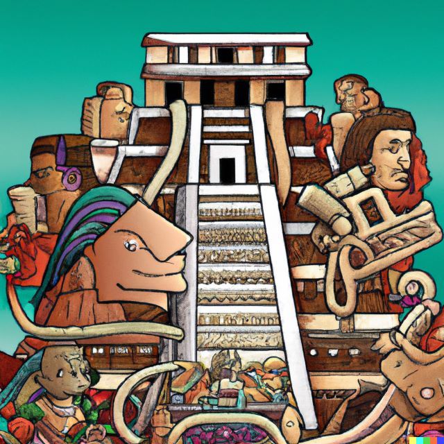The rigid social stratification of ancient Mayan society.