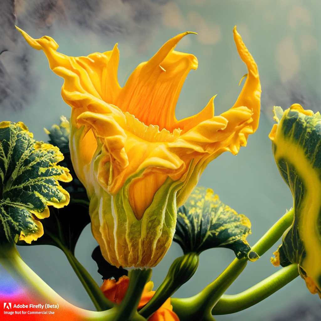 Squash blossoms: a burst of radiant yellow, adding a touch of elegance and flavor to a variety of dishes.