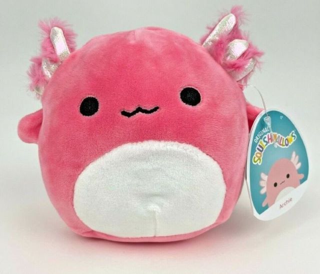 Can't resist these adorable Axolotl Squishmallows! They make the perfect addition to any plush toy collection.