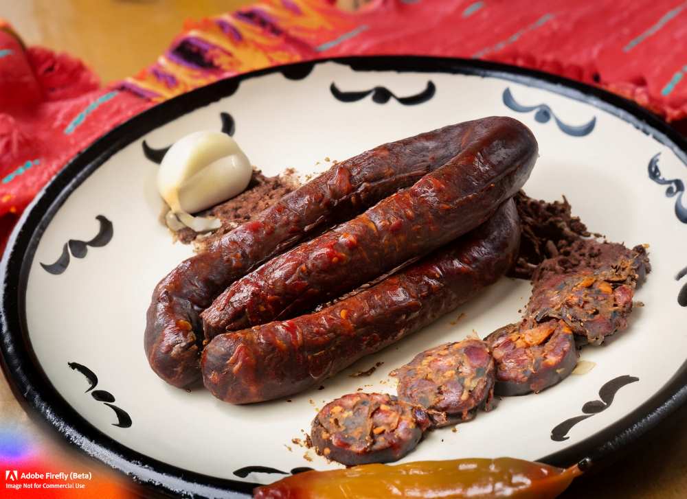 A traditional dish with a rich history: Moronga, a Mexican blood sausage.