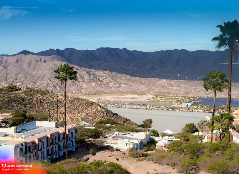 A view of Santa Rosalia, Baja California Sur, Mexico.