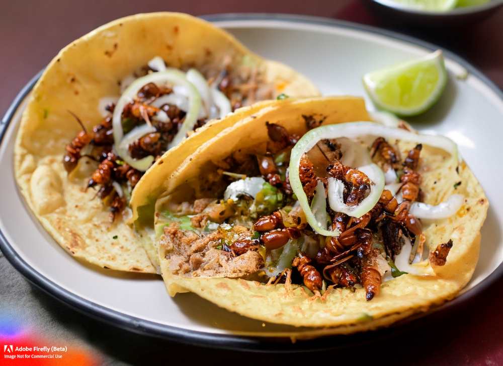Sautéed to perfection with onions and butter, these escamoles tacos are a nutritious.