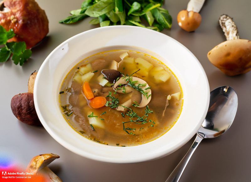 "Indulge in the earthy and robust flavors of wild mushrooms with our hearty wild mushroom soup recipe.