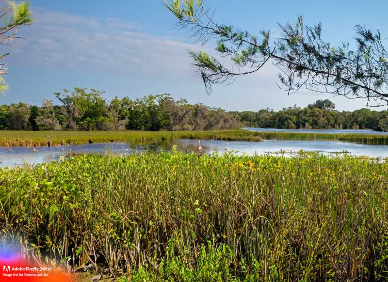 his wetland in Florida provides a vital ecosystem service to the surrounding community.