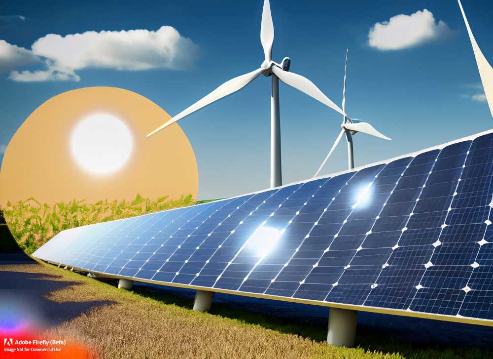 The Indian government is promoting renewable energy sources, such as solar and wind power.