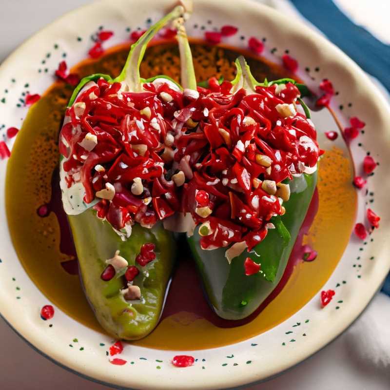 Indulge in the mouthwatering flavors of Mexico's summer delicacies, like the exquisite chiles en nogada.