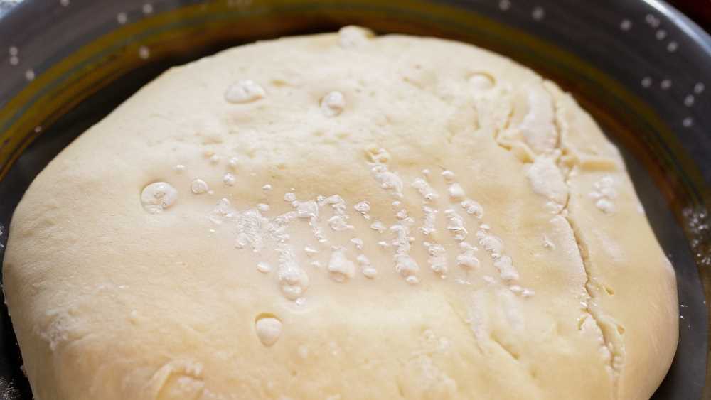 The perfect tamale dough, ready to be steamed is indicated by the formation of "little eyes".