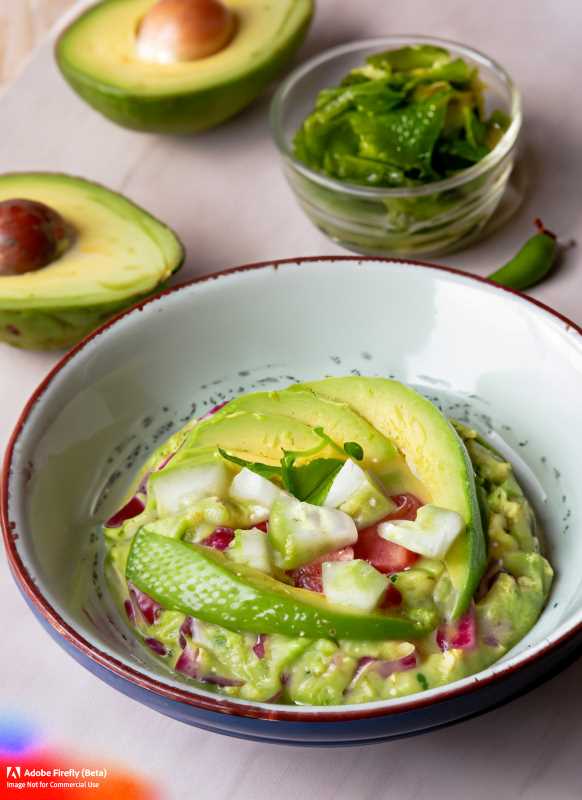 Pitaya Aguachile combines zesty flavors, crisp cucumber, and creamy avocado for a taste of tropical paradise.