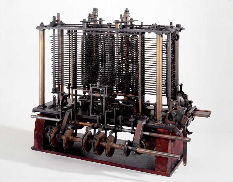 An array of punched cards, the innovative mechanism Ada Byron proposed for operating the Analytical Machine.