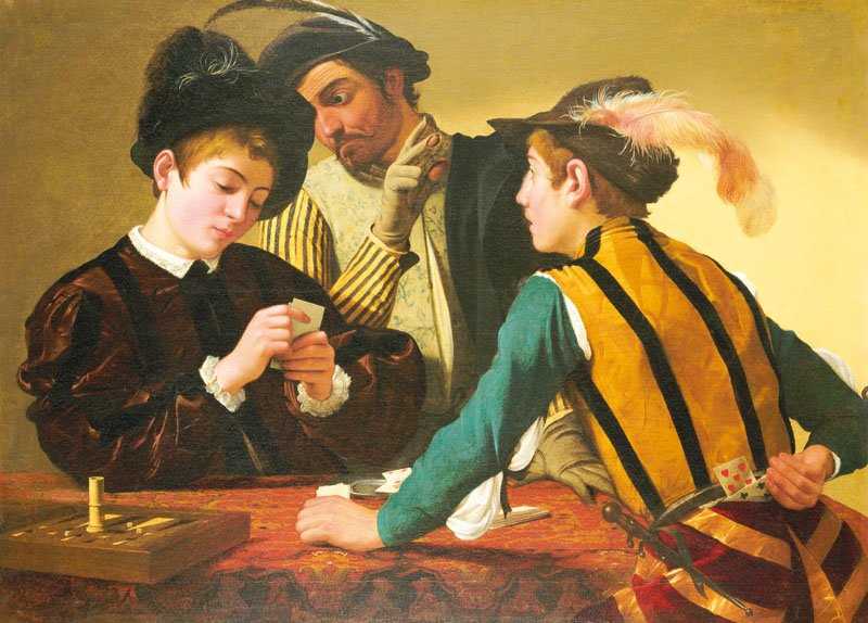 Caravaggio, Card Players, 1595
